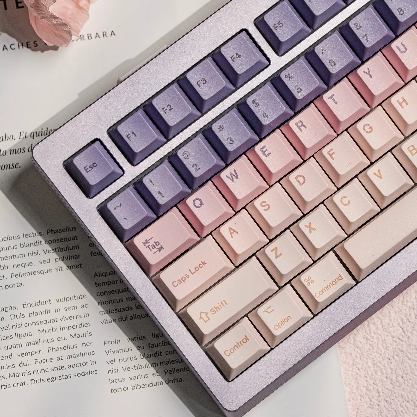 EPOMAKER Lavender Jade Keycap Set