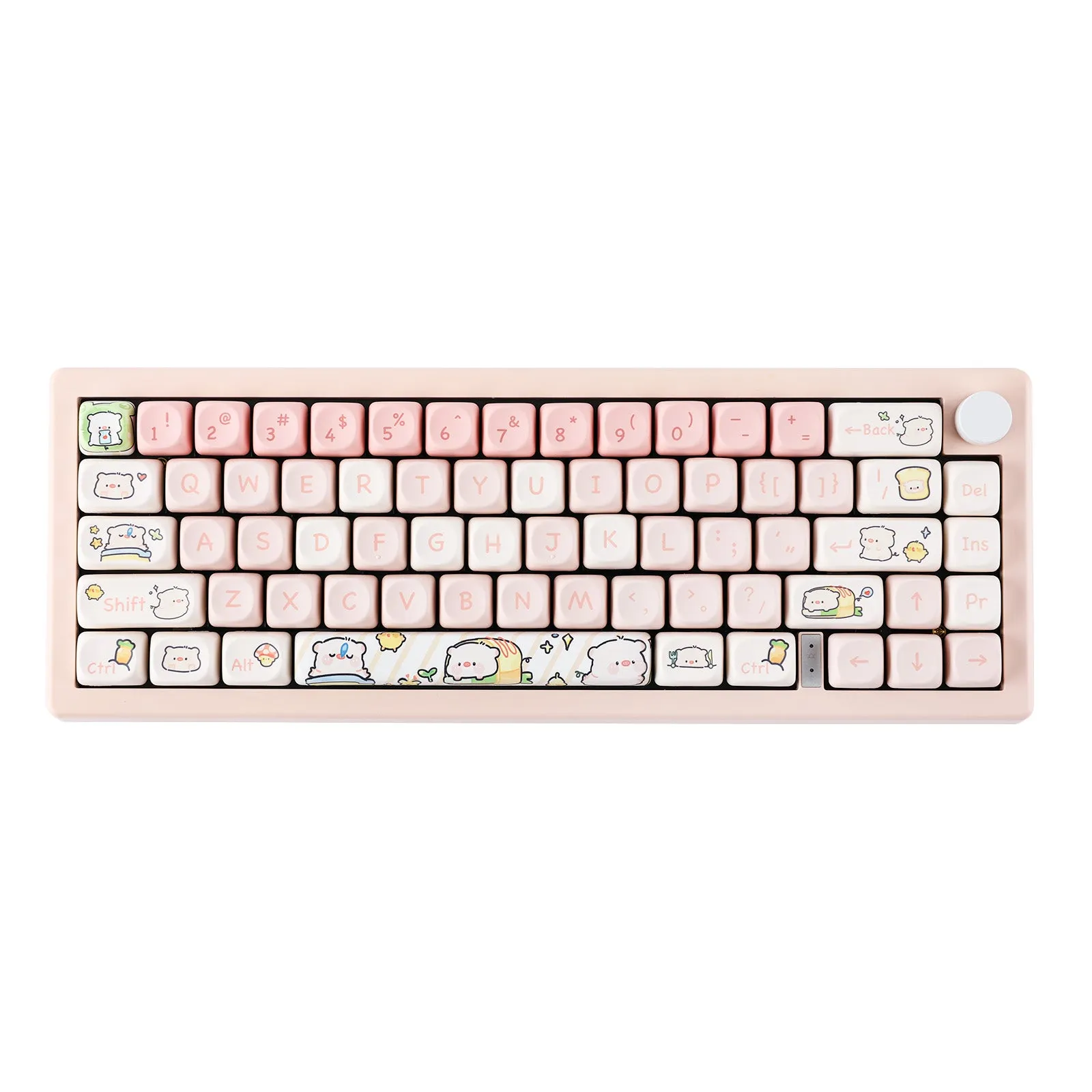 Epomaker Pink Piggy Keycaps Set