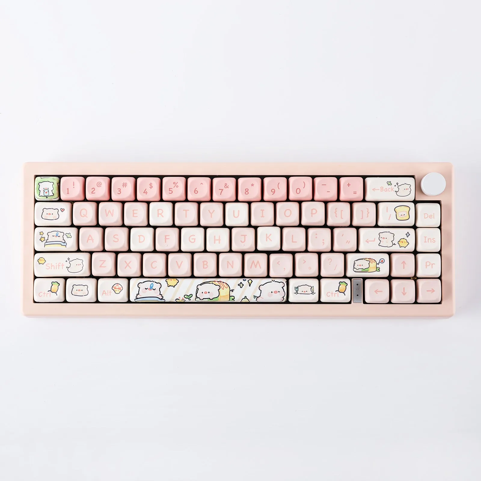 Epomaker Pink Piggy Keycaps Set