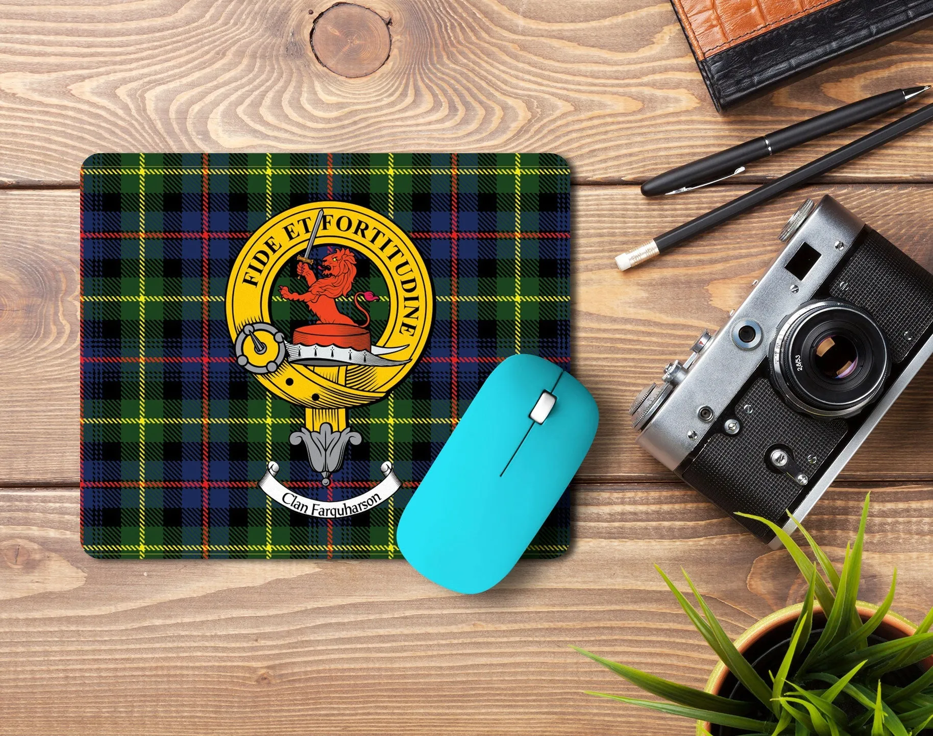 Farquharson Clan Crest Mouse Pad