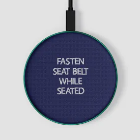 Fasten Seat Belt - Wireless Charger