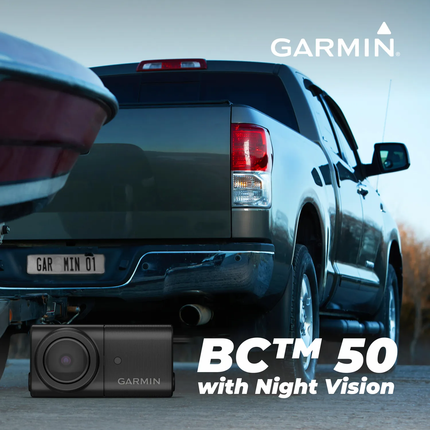 Garmin BC 50  Wireless Backup Camera, HD Resolution, 160-degree Lens, Weather-Resistant, 50ft Range for Trucks, RVs and Trailers