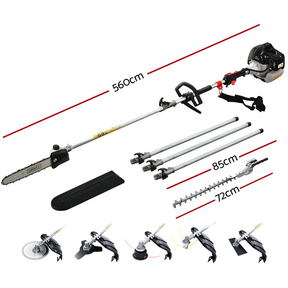 Giantz 65CC 7-in-1 Pole Chainsaw and Brush Cutter Set