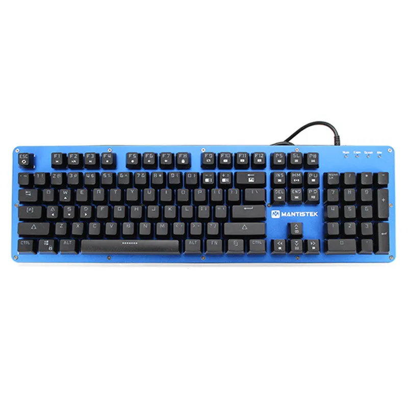 GK2 Mechanical Keyboard 104 Keys NKRO RGB Blue Red Black Brown Switch Computer Gaming Keyboard LED Backlight