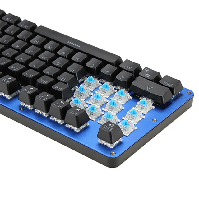 GK2 Mechanical Keyboard 104 Keys NKRO RGB Blue Red Black Brown Switch Computer Gaming Keyboard LED Backlight