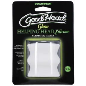 Glow Helping Head Silicone | Short Stroker/Masturbator/Oral Sex Aid | Goodhead