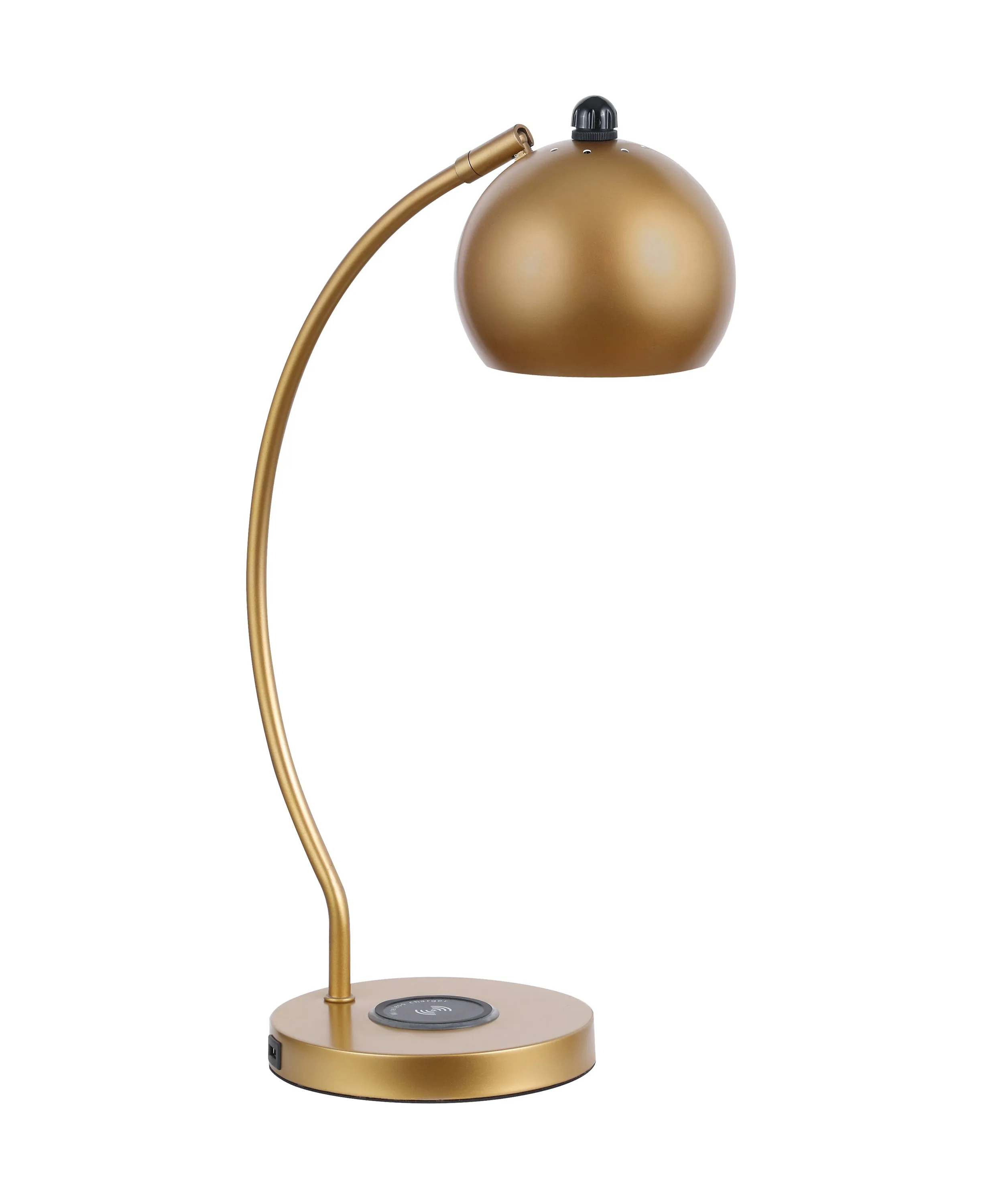 Golden Dome Wireless Charging Lamp/