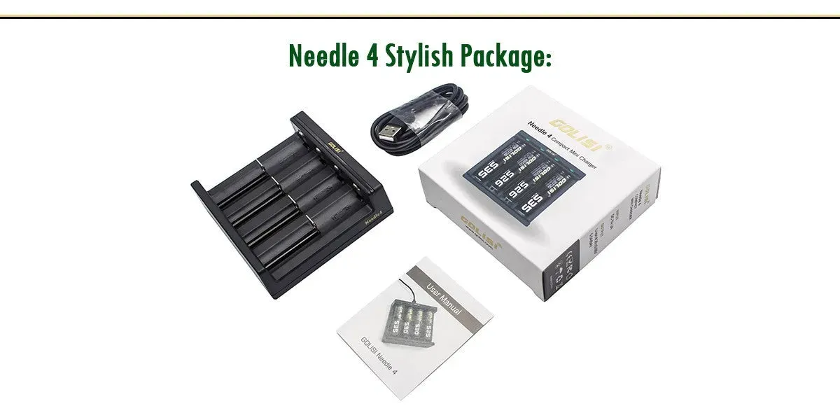 Golisi Needle 4 Smart USB Battery Charger