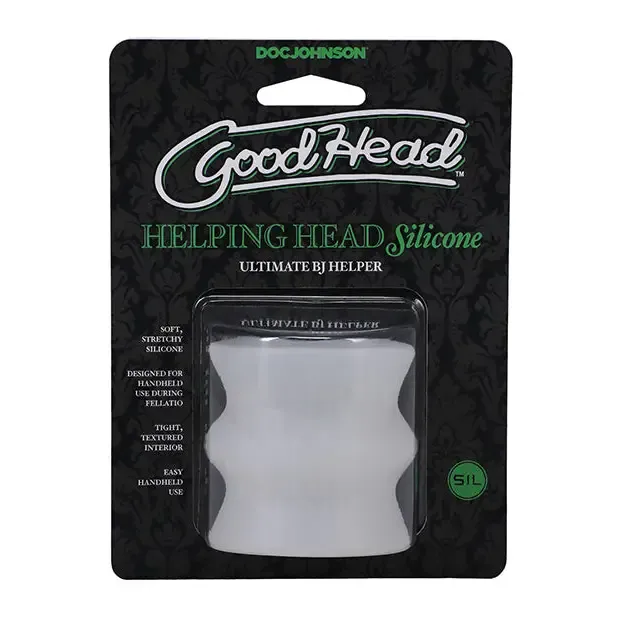 GoodHead Helping Head Silicone Ultimate BJ Helper Frost