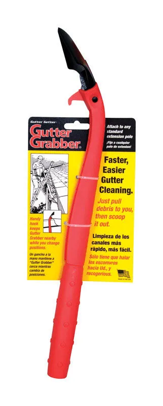 Gutter Getter 17 in. L Red/Black Polypropylene Gutter Cleaning Scraper