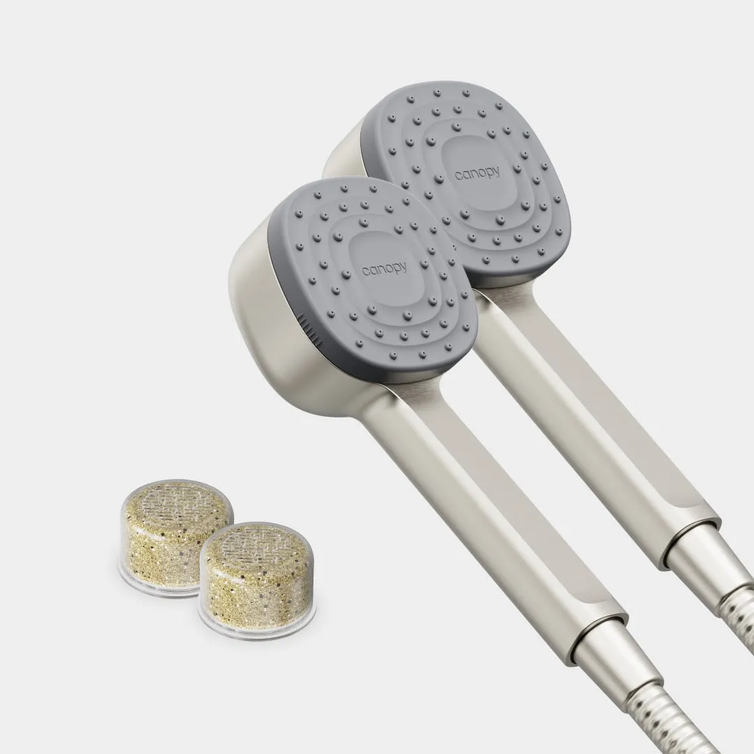 Handheld Filtered Showerhead Duo