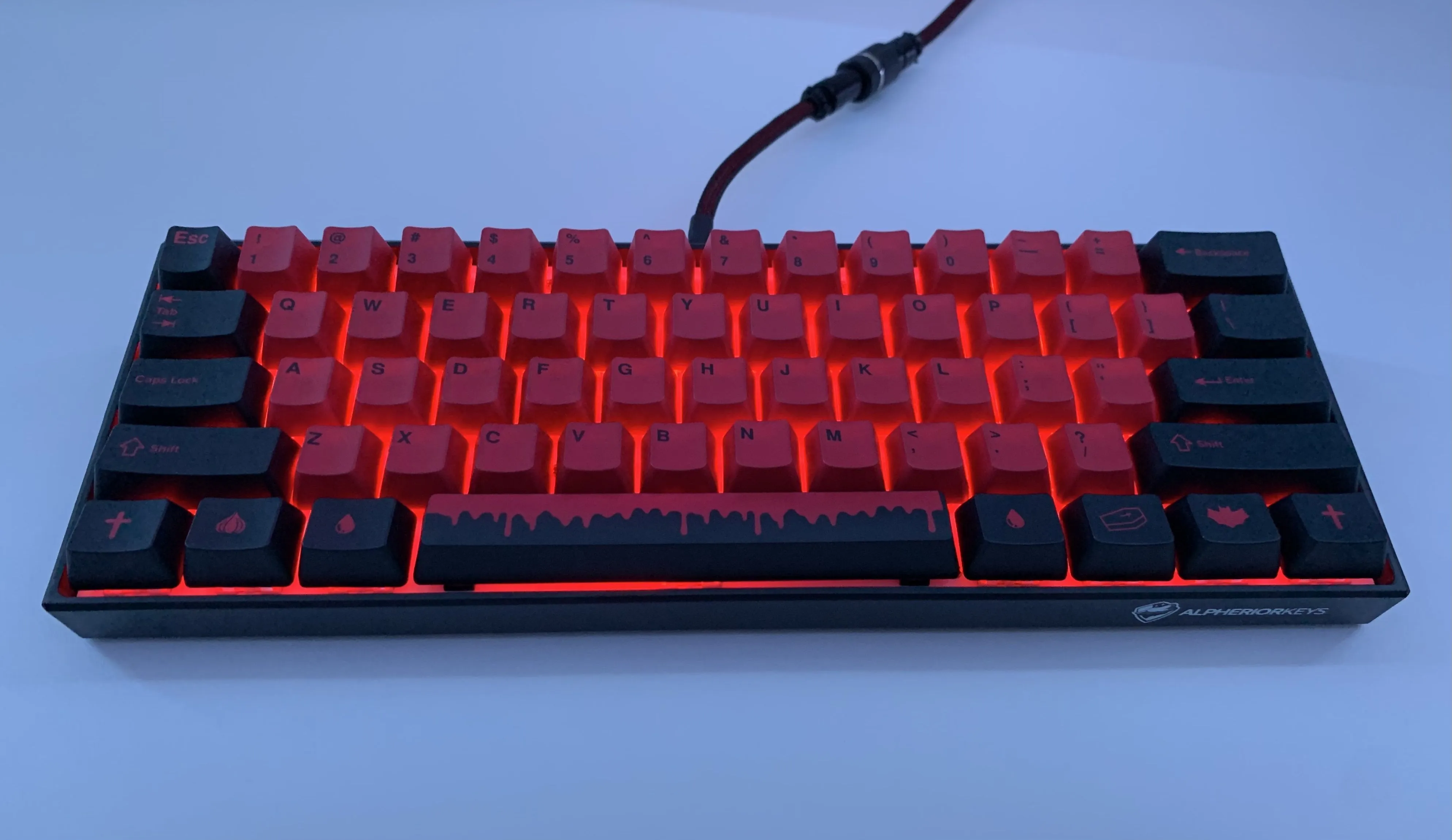 Hayabusa 60% Keyboard - Blood Thirsty