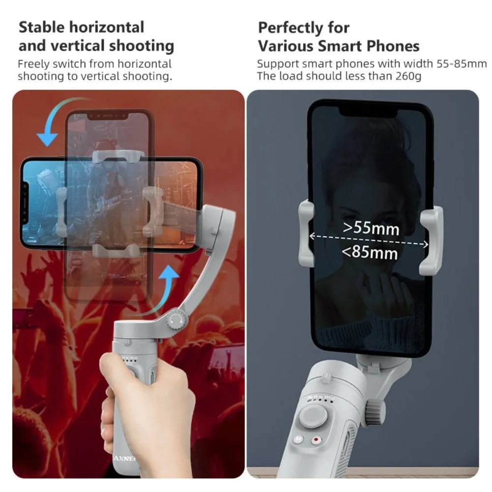 High-Quality 3-Axis Foldable Smartphone Handheld Stabilizer