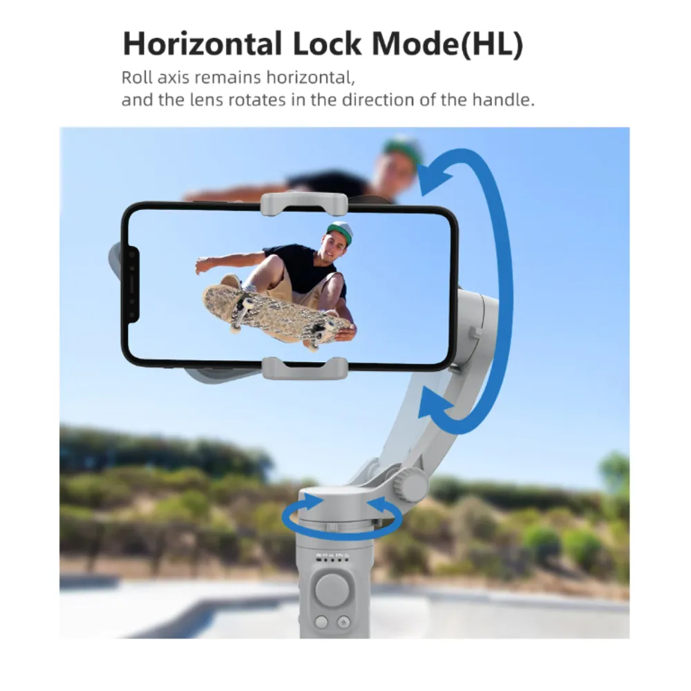 High-Quality 3-Axis Foldable Smartphone Handheld Stabilizer