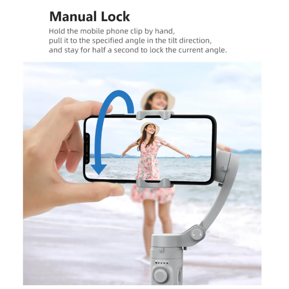 High-Quality 3-Axis Foldable Smartphone Handheld Stabilizer