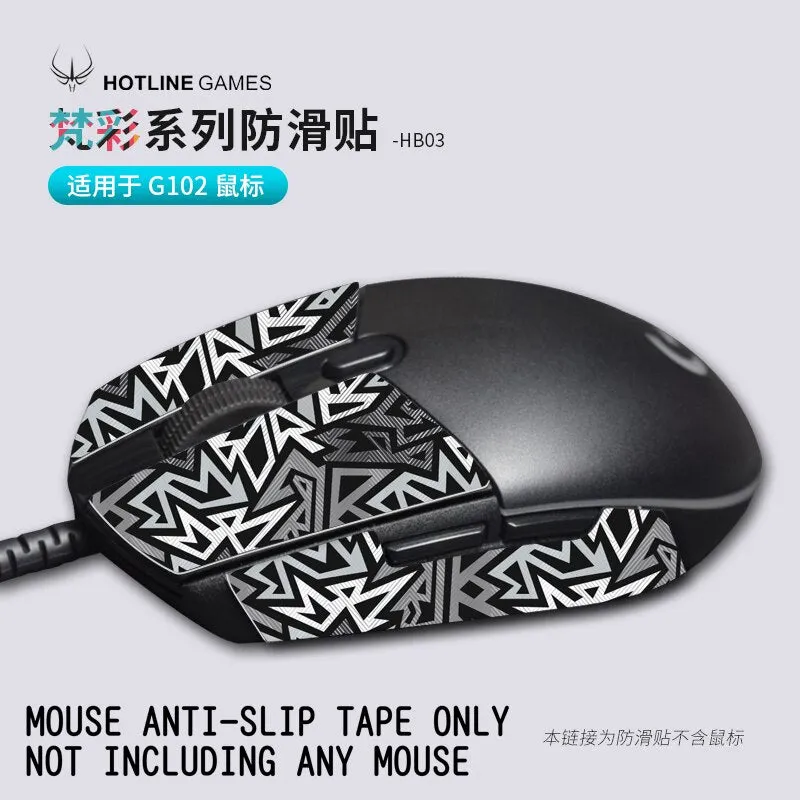 Hotline games Anti Slip Mouse Grip Tape Sticker for Logitech G403 G603 G703 G900 G903 G102 G304