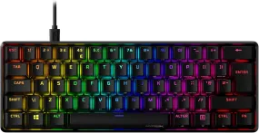 HyperX Alloy Origins 60 Mechanical Gaming Keyboard – Ultra-Compact 60% Layout, Red Switches, PBT Keycaps, RGB Backlit, Side-Printed Functions, NGENUITY Compatible