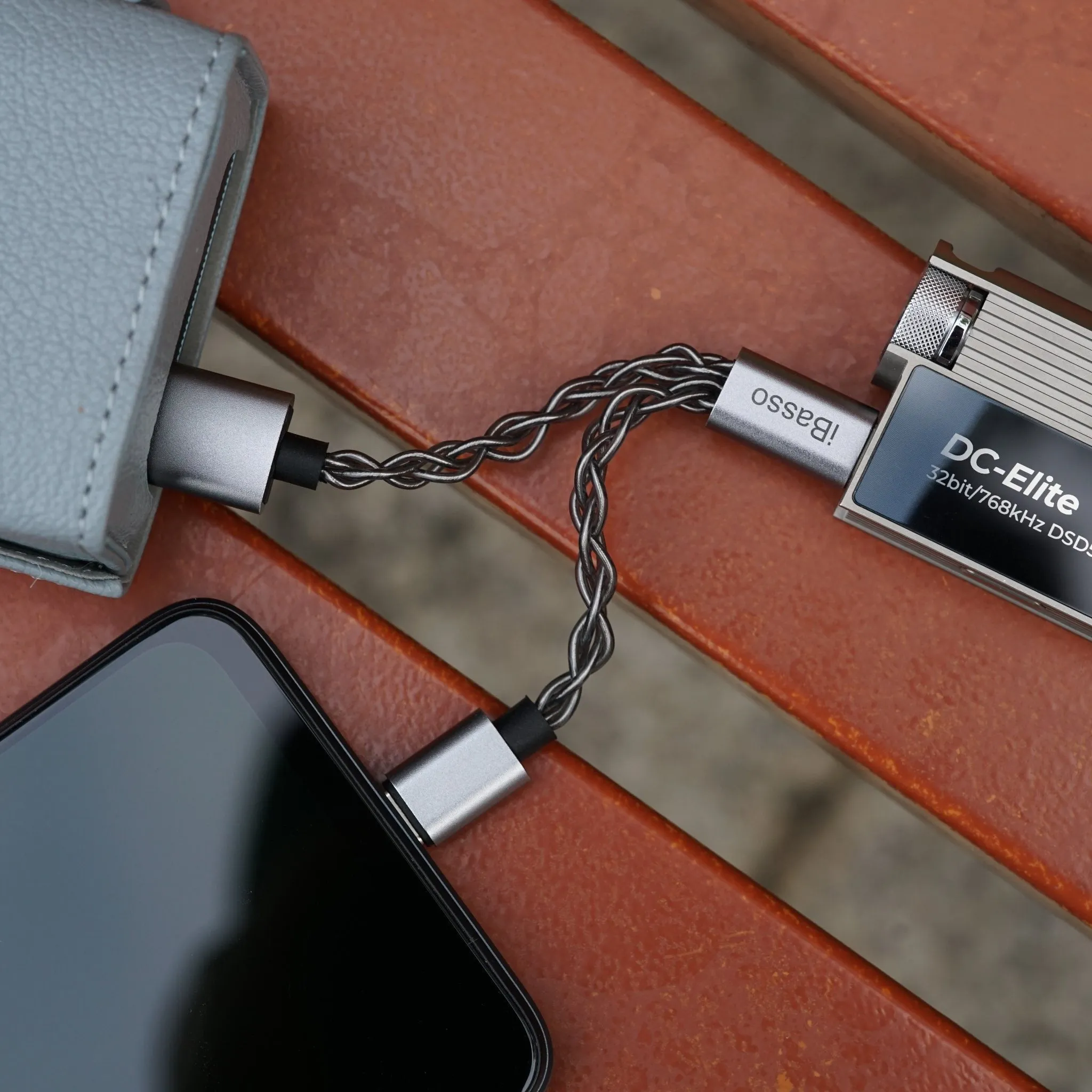 iBasso CB19 USB-C Cable   Y Adapter | USB-C to C / USB-A Power