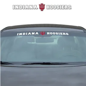 Indiana Hooisers Sun Stripe Windshield Decal 3.25 in. x 34 in.