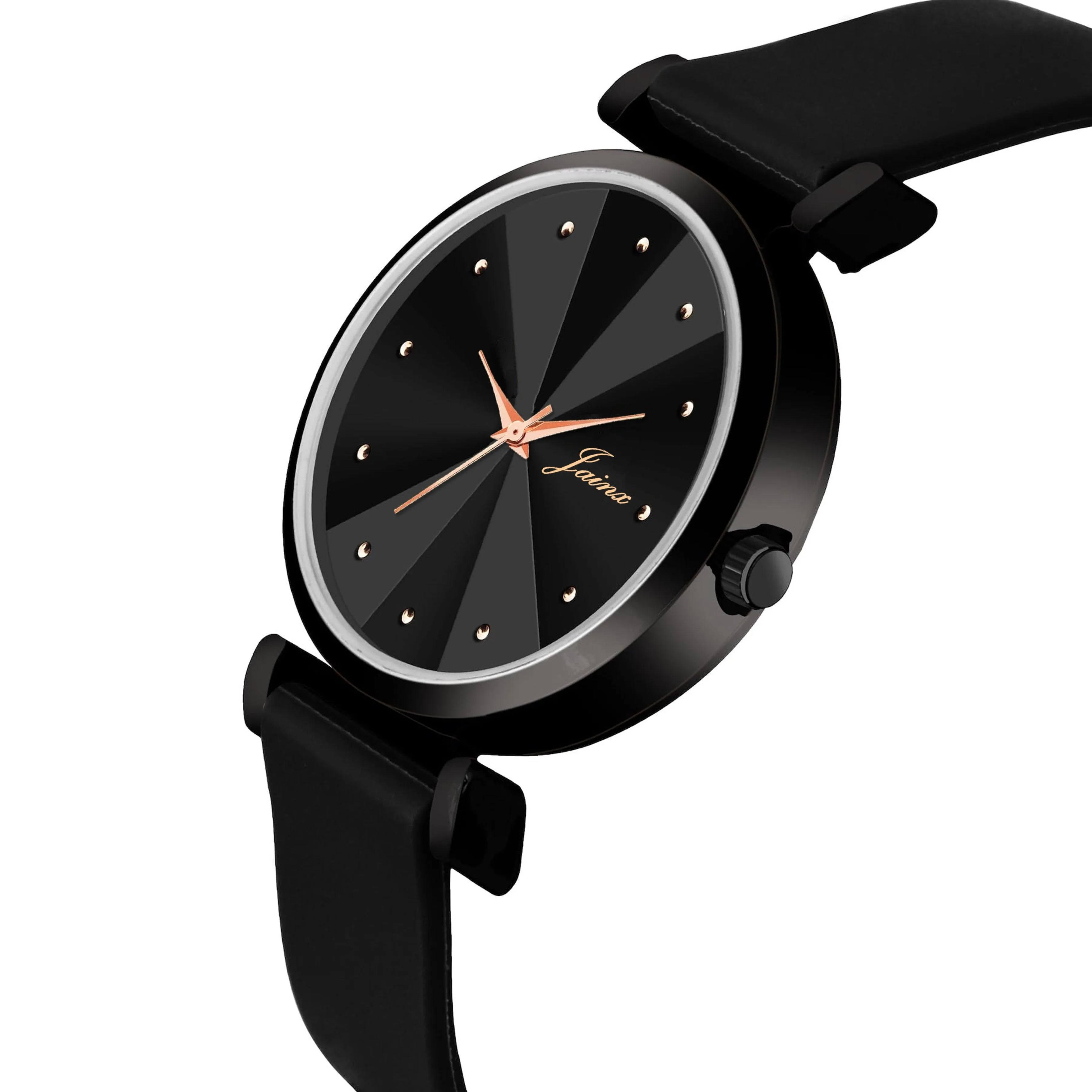 Jainx Black Silicone Band Analog Wrist Watch for Women - JW8552