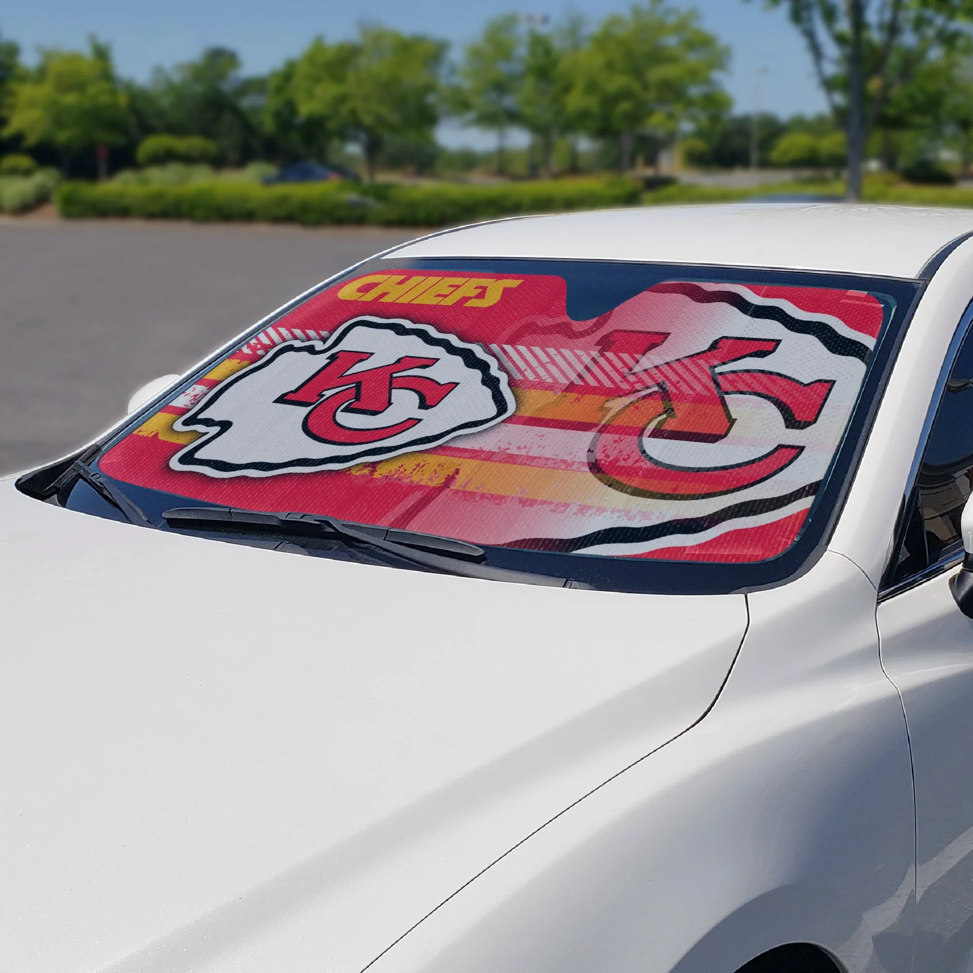 Kansas City Chiefs Windshield Sun Shade