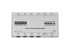 Kenton Merge 8 - 8 MIDI Inputs to 2 MIDI Outputs