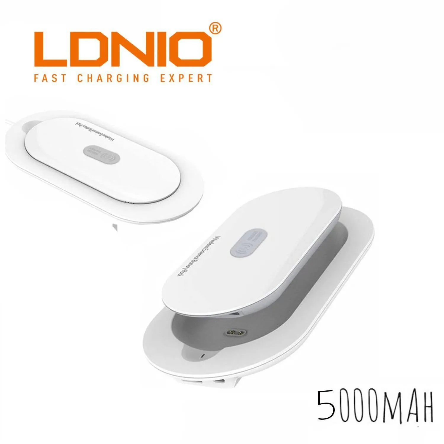 LDNIO Wireless Portable Charger 5000mAh