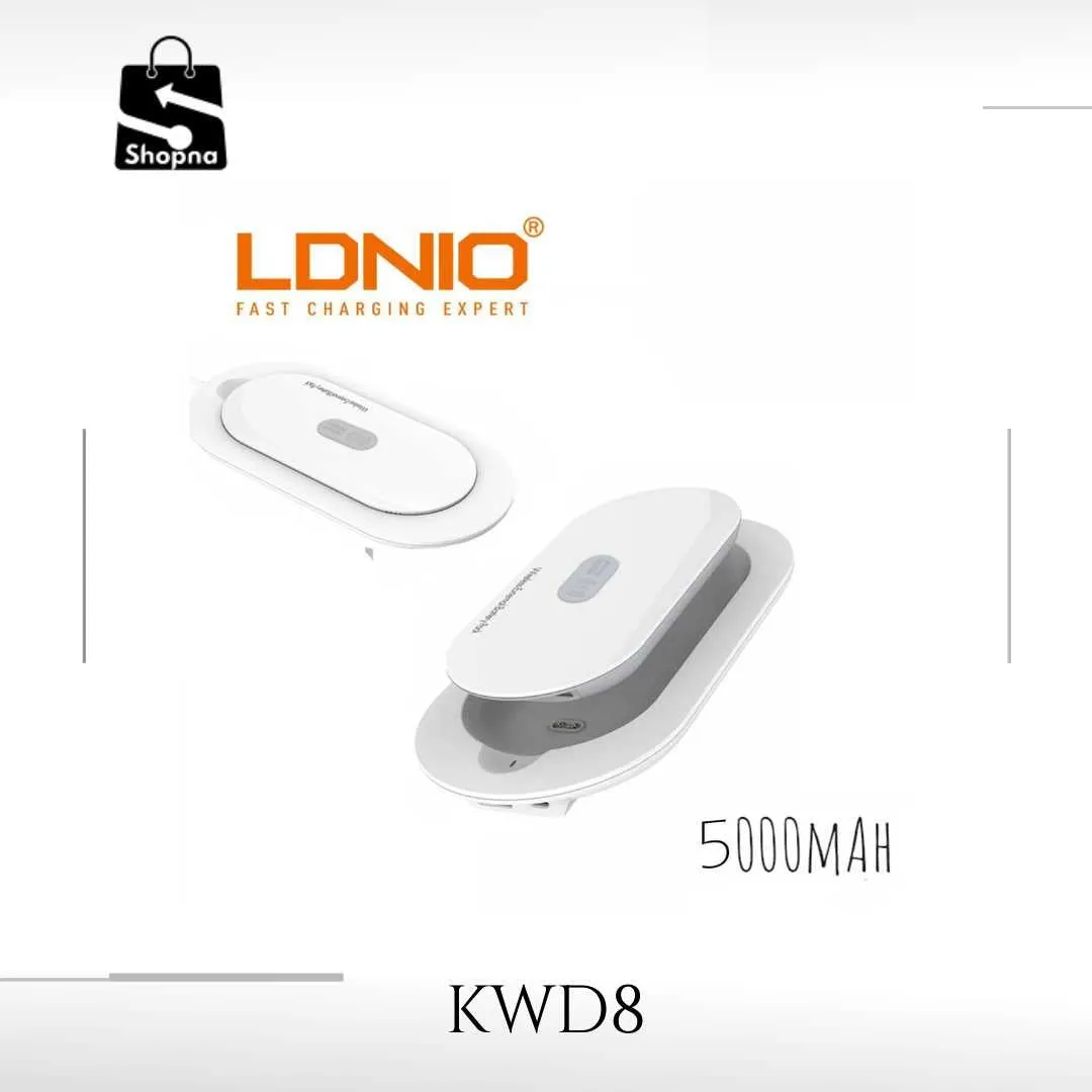 LDNIO Wireless Portable Charger 5000mAh