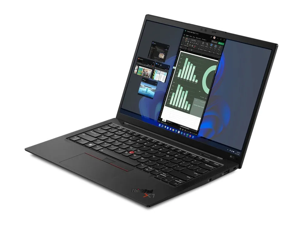 Lenovo ThinkPad X1 Carbon Gen 10 14" WUXGA Notebook, Intel i7-1260P, 2.10GHz, 16GB RAM, 512GB SSD, Win11DG - 21CB000CUS