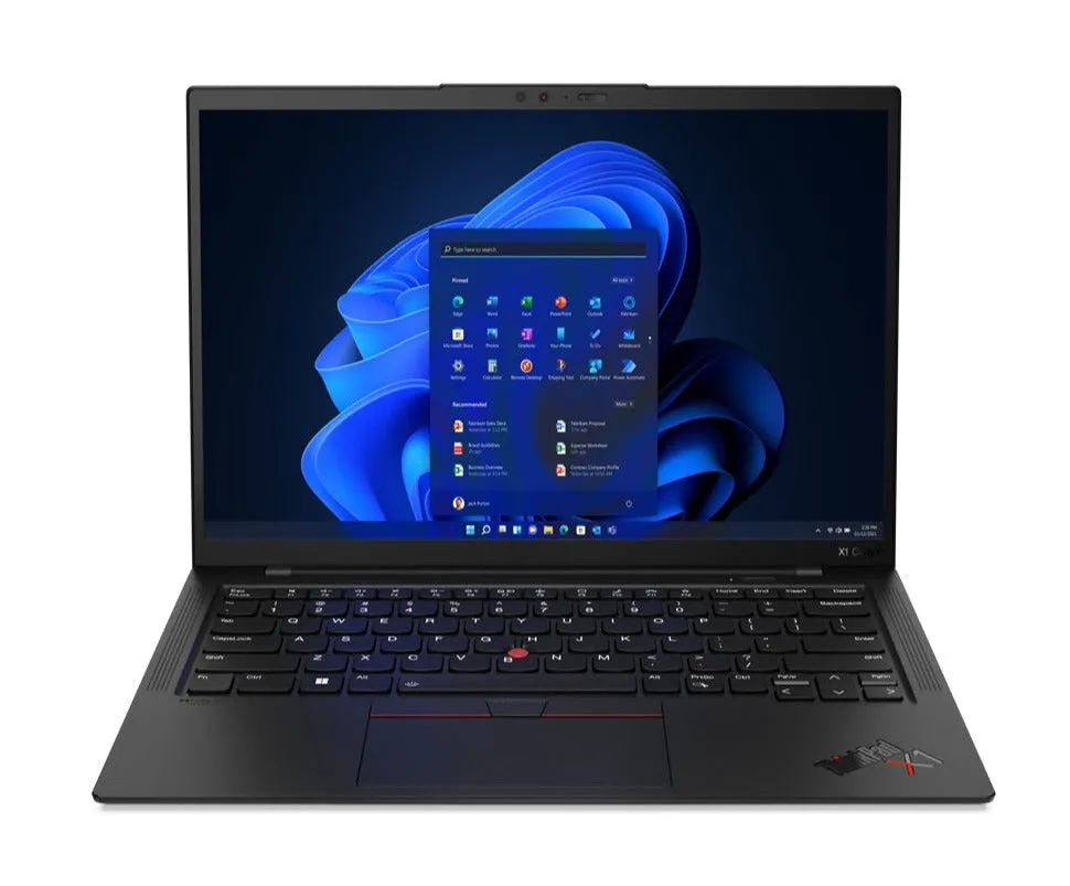 Lenovo ThinkPad X1 Carbon Gen 10 14" WUXGA Notebook, Intel i7-1260P, 2.10GHz, 16GB RAM, 512GB SSD, Win11DG - 21CB000CUS