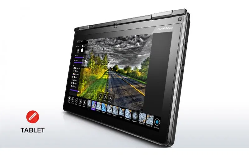 Lenovo Thinkpad Yoga Tablet 2in1 Touchscreen | 12.5" IPS | Intel Core i7-5600U (5th Gen) | 8GB RAM | 256GB SSD Solid State Drive | Convertible (2-in-1) Tablet/Laptop with Drawing Stylus Digitizer Pen |  Windows 10 Pro