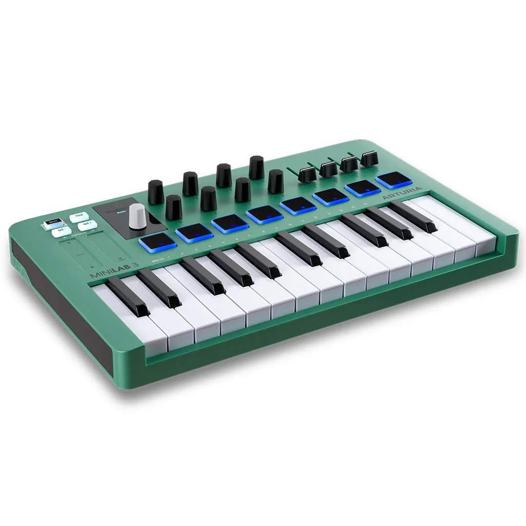 Limited Edition Arturia MiniLab 3 25 Note Keyboard - Mint Green