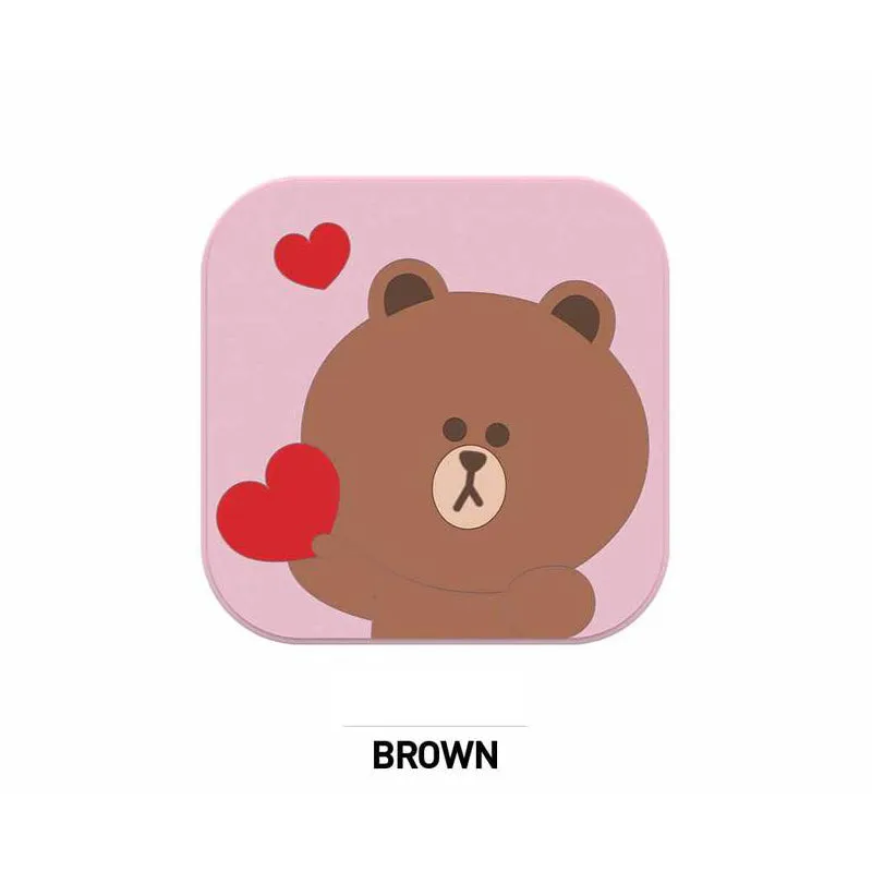 Line Friends 15W Heart Silicone Wireless Charger