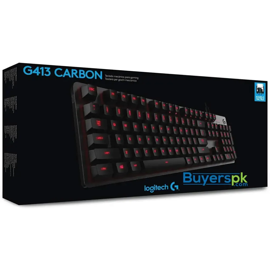 Logitech G413 Carbon Mechanical Backlit Gaming Keyboard