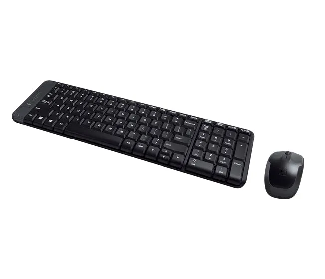 Logitech Keyboard And Mouse Set Mk220 - Black