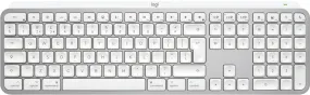 Logitech Master Series Mx Keys S For Mac - Keyboard - Full Size - Backlit - Wireless - Bluetooth Le - Qwerty - Uk - Pale