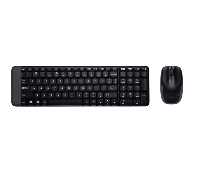 Logitech MK220 Wireless Keyboard and Mouse Combo Space-saving wireless combo