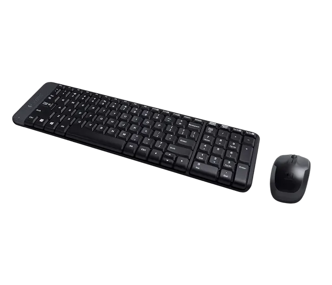 Logitech MK220 Wireless Keyboard and Mouse Combo Space-saving wireless combo