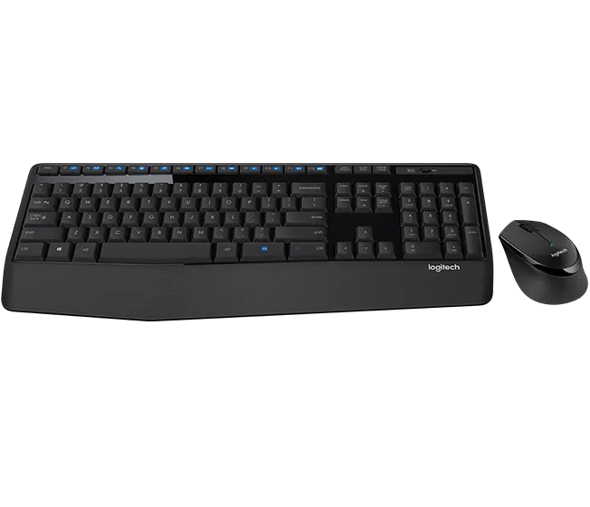 Logitech MK345 Comfort Wireless Keyboard and Mouse Combo Comfortable wireless combo with palm rest