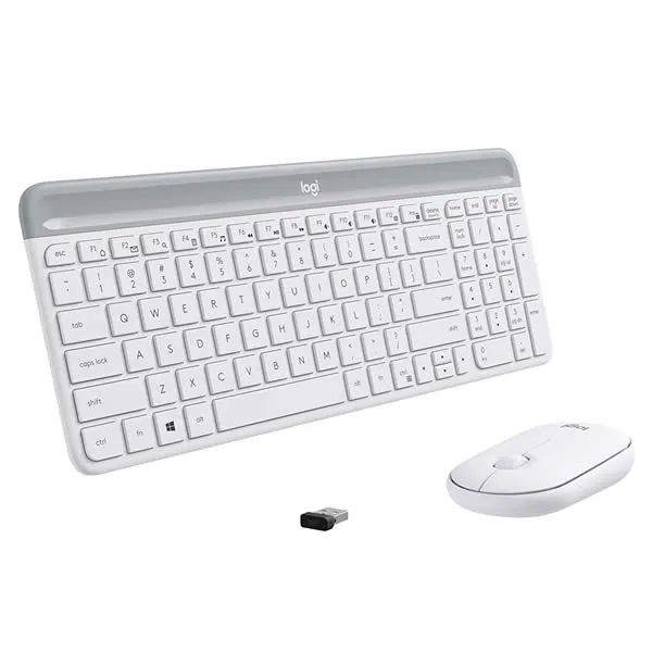 Logitech MK470 Slim Wireless Combo - Off White