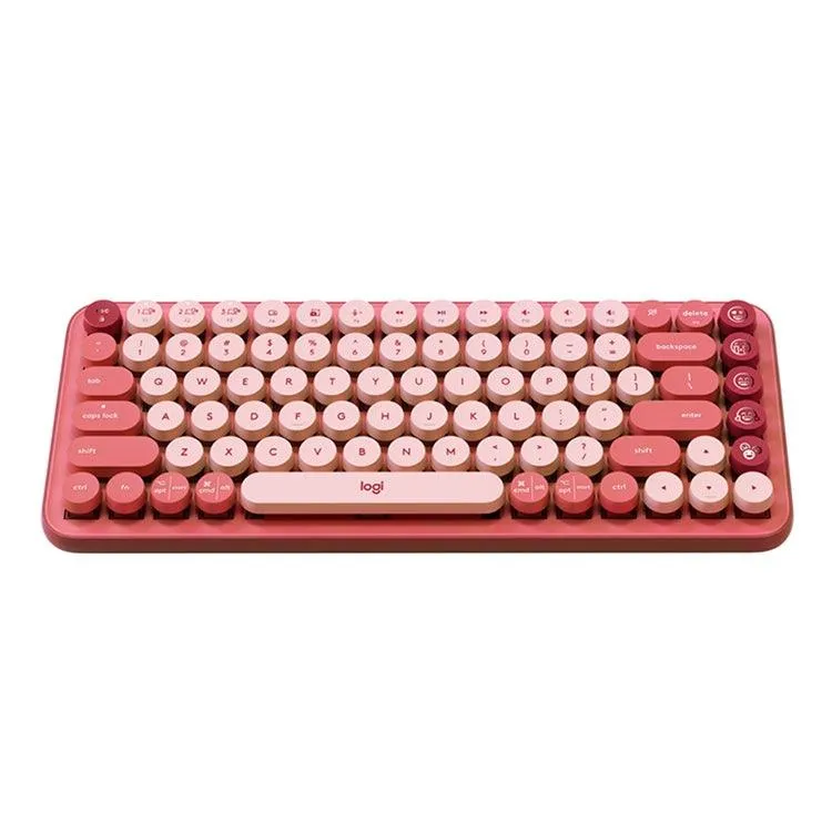 Logitech POP KEYS Colorful Bluetooth Mechanical Keyboard with Round Keycaps