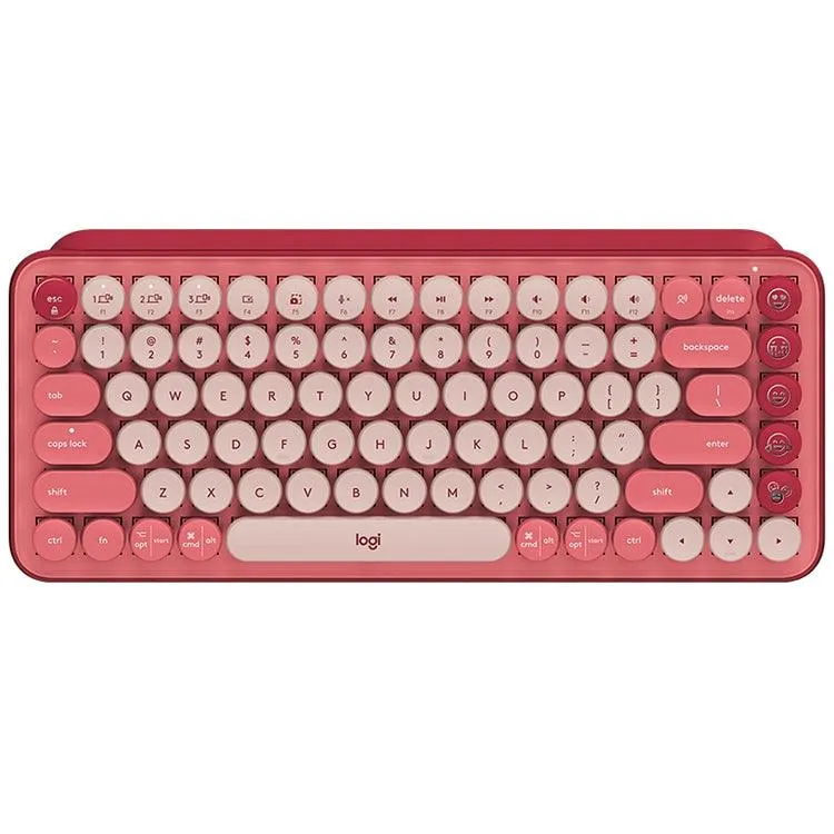 Logitech POP KEYS Colorful Bluetooth Mechanical Keyboard with Round Keycaps