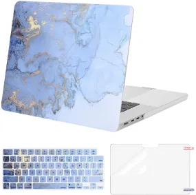 MacBook Pro 16 inch A2485 M1 Pro/Max Marble Hard Shell & Keyboard Cover