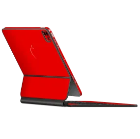 Magic Keyboard for iPad Pro 11" (Gen 1-2) GLOSSY BRIGHT RED Skin