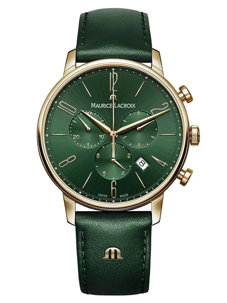 Maurice Lacroix Eliros 40 Chrono - PVD Green - Leather