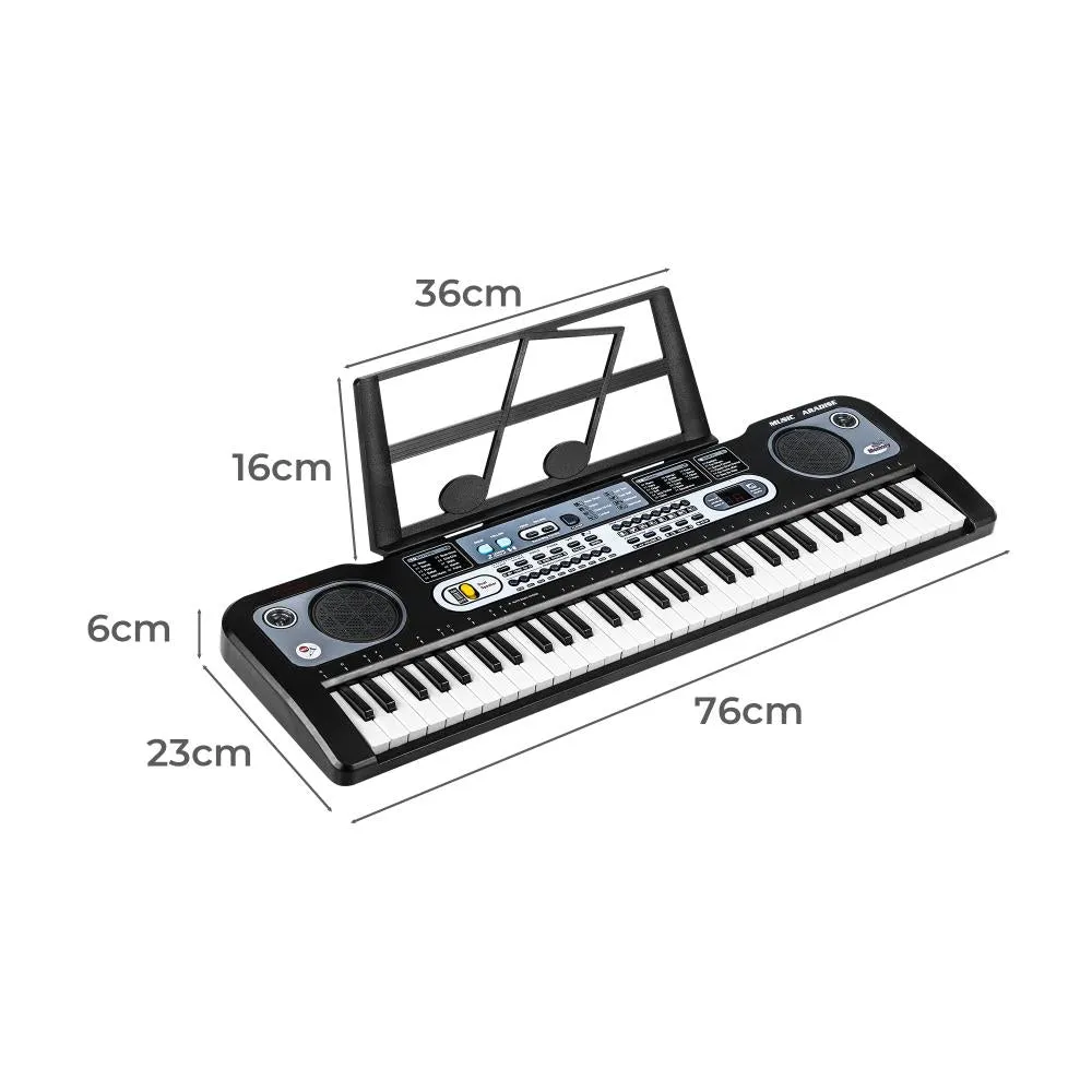 Mazam 61 Keys Piano Keyboard Electronic Musical Toy Gift w/ Microphone Holder