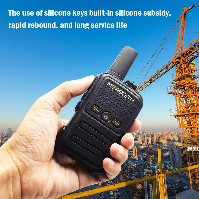 MERODITH C56 walkie talkie 2 sets of walkie talkies USB C-type telephone portable radio professional and powerful hunting