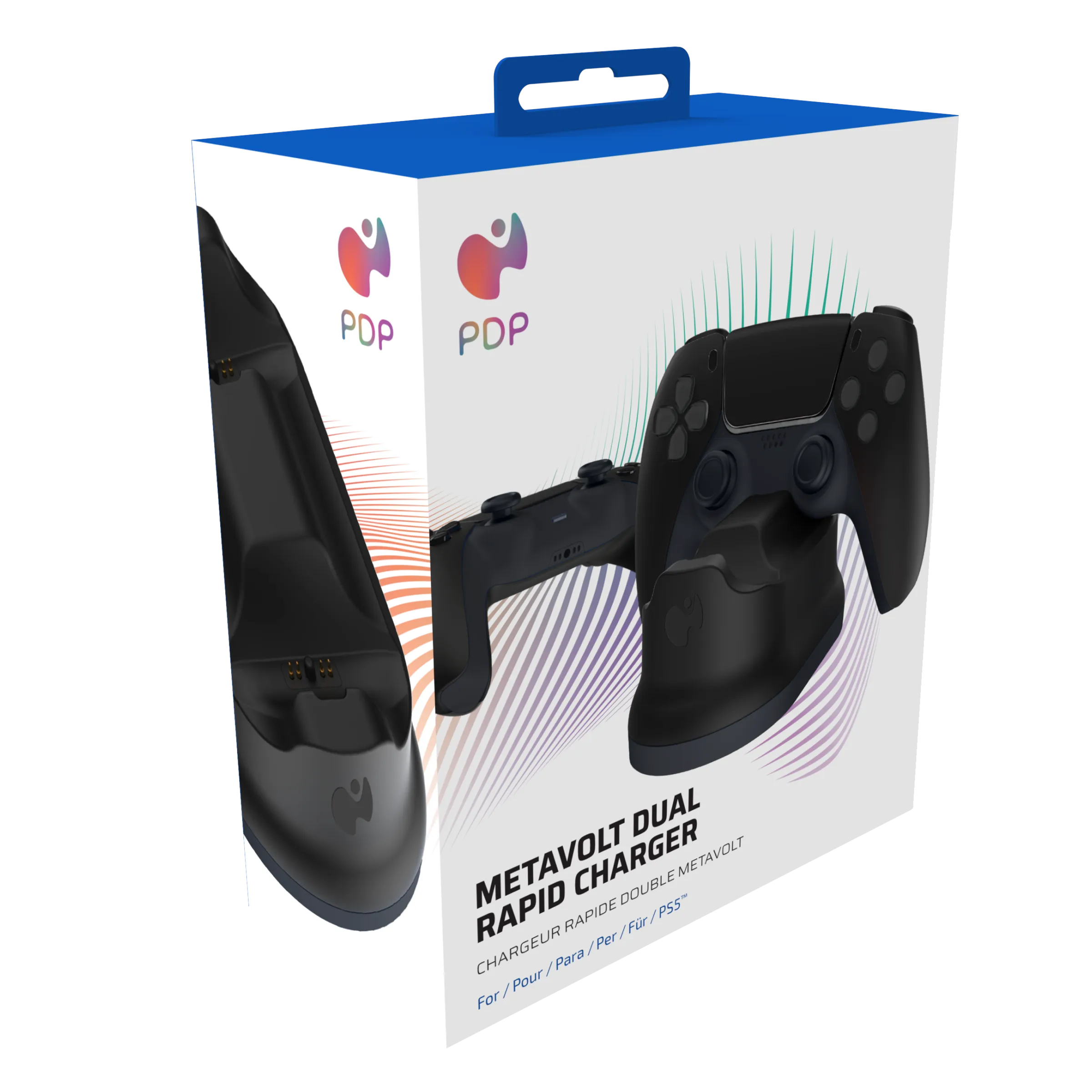 METAVOLT Dual Rapid Charger: Void Black for PS5