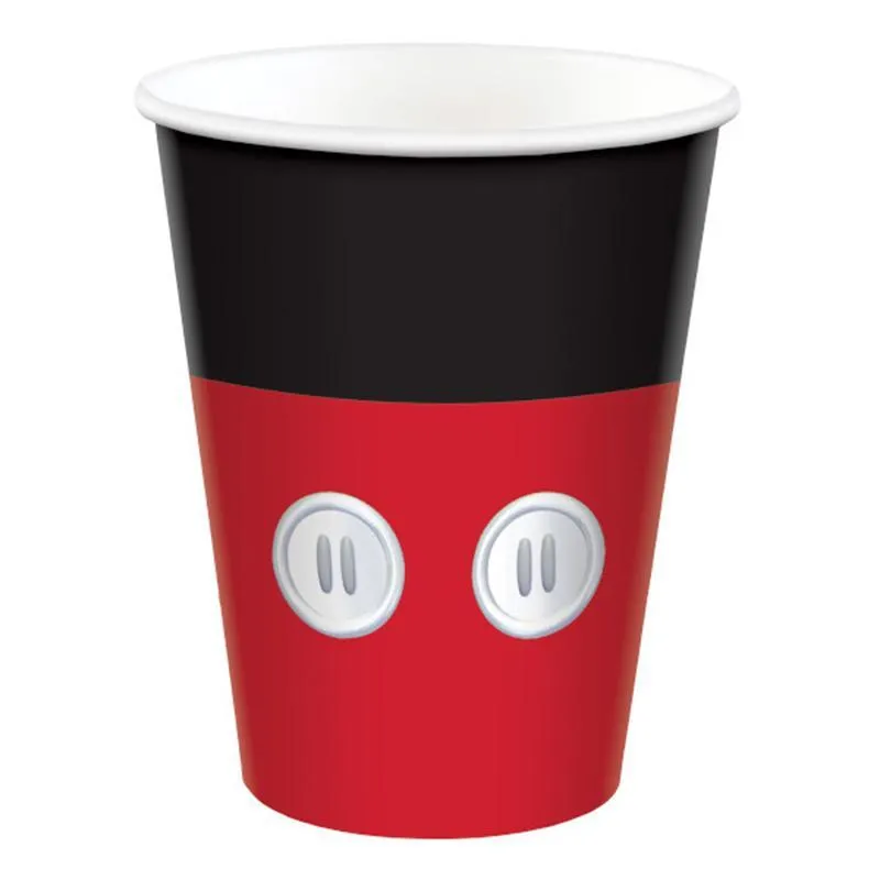 Mickey Mouse Forever paper cups 9 ounces, 8 per package