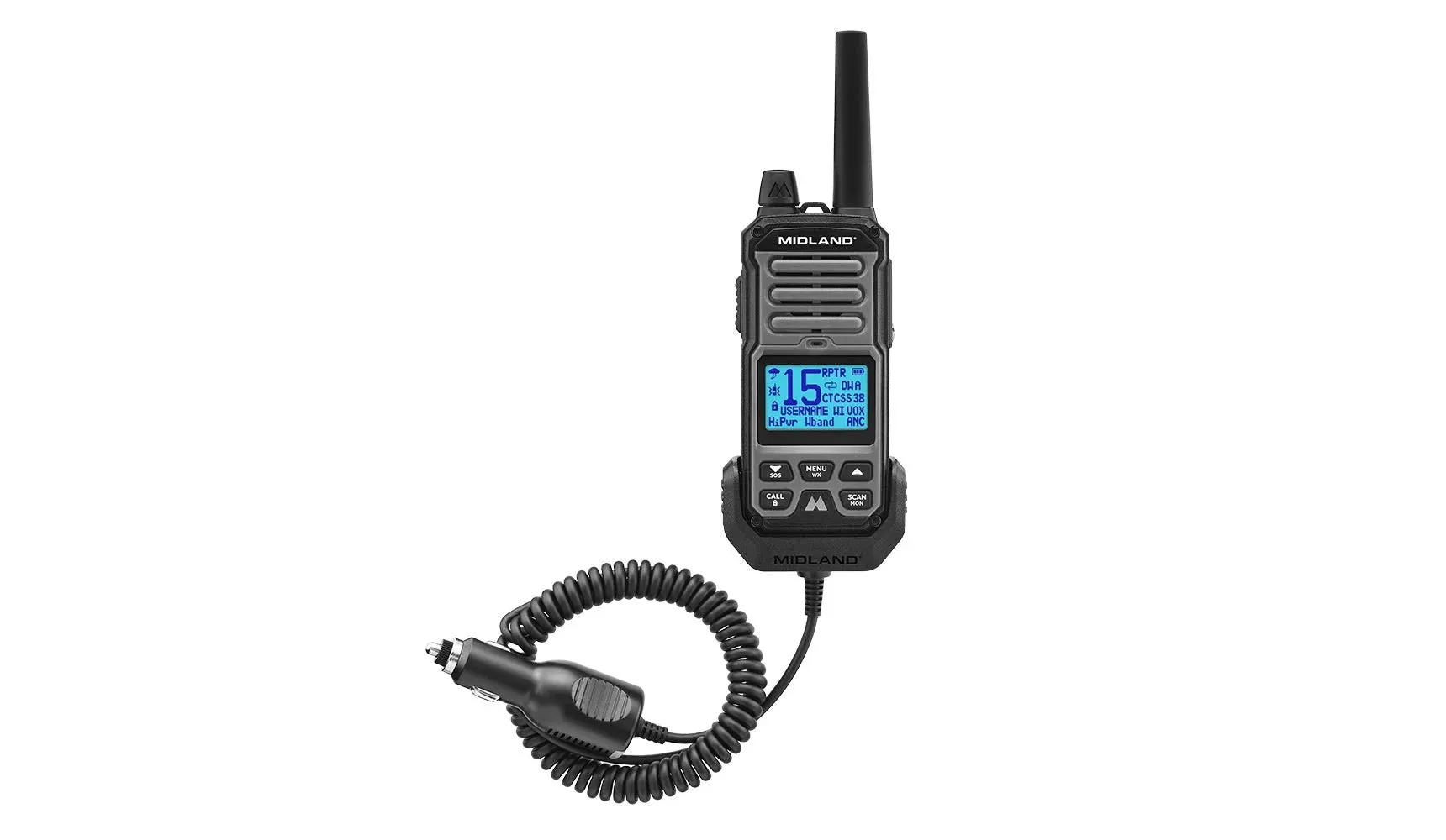 Midland 5-Watt GMRS Handheld Two-Way Radio GXT67 PRO